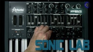 Arturia MiniBrute Synthesizer  SonicLAB Review [upl. by Akiem]