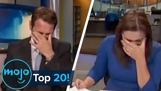 Top 20 Hilarious News Reporting Fails [upl. by Nivri]