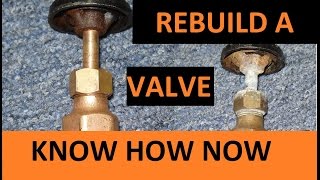 Rebuild Water Shut Off Valve [upl. by Kilan]