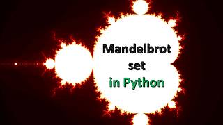 Mandelbrot set in Python [upl. by Rusticus]