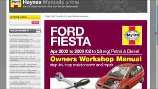 Haynes Manuals Online tutorialmp4 [upl. by Enilorak]