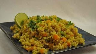 Quinoa Pulao Indian Recipe  Show Me The Curry [upl. by Kirred]