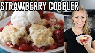 How To Make Strawberry Cobbler [upl. by Odnanref147]