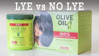 Hair Relaxers LYE vs NO LYE [upl. by Naimed]