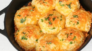 Easy Drop Biscuits amp Garlic Cheddar Biscuits [upl. by Enytsirhc]