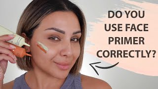 HOW TO USE PRIMER ON FACE 2021  NINA UBHI [upl. by Adlihtam]