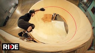 Tony Hawk Skates First Downward Spiral Loop  BTS [upl. by Eberle482]