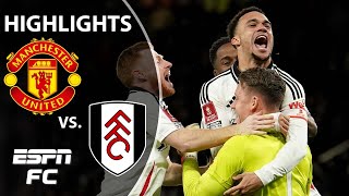 🚨 PENALTY SHOOTOUT 🚨 Manchester United vs Fulham  FA Cup Highlights  ESPN FC [upl. by Ayar806]