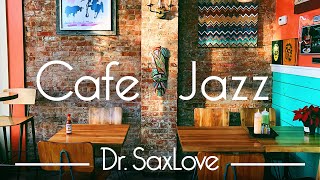 Cafe Jazz 😊 12 HOURS Smooth Jazz Instrumental Music for Cafe Restaurant Work or Study [upl. by Kuster644]