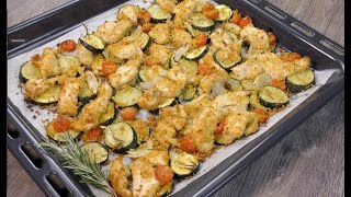 POLLO con VERDURE GRATINATE pronto in 15 MINUTI RICETTA VELOCE [upl. by Zoe]