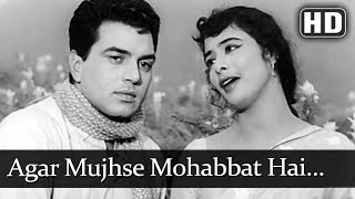 Agar Mujhse Mohabbat Hai HD  Aap Ki Parchhaiyan Song  Dharmendra  Supriya Choudhury [upl. by Eelarbed]