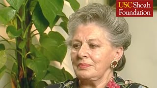 Holocaust Survivor Helen Colin Full Testimony  USC Shoah Foundation [upl. by Shah]