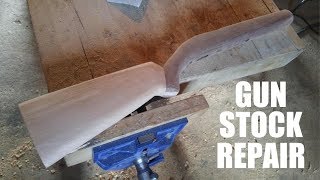 How to Repair a Broken Gun Stock [upl. by Limann439]