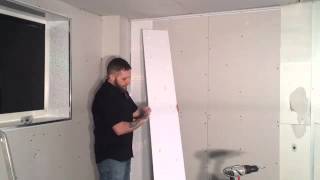 How To Clad A Wall By DBS Bathrooms [upl. by Nashner845]