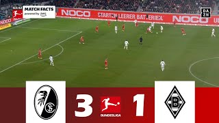 SC Freiburg gegen Borussia Mgladbach 31  Bundesliga 202425  Spielen Höhepunkte [upl. by Aon522]