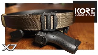 Kore Essentials  X7 Tactical Gun Belt [upl. by Brenner]