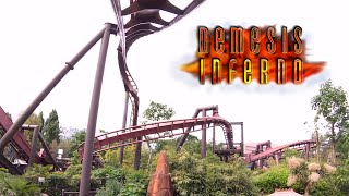 Nemesis Inferno 4K Front Seat POV  Thorpe Park [upl. by Yelyak]