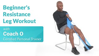 Resistance Band Leg Workout for Beginners [upl. by Niassuh140]