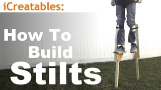 How To Build Wood Stilts  DIY Walking Stilts [upl. by Birkle623]