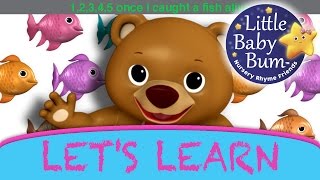 Lets Learn 123  Nursery Rhymes for Babies by LittleBabyBum  ABCs and 123s [upl. by Enaira994]