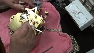 How To Clean amp Oil Your Grandfather Clock PART 2 [upl. by Anyrtak]