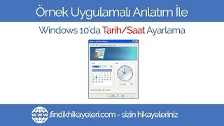 Windows 10 TarihSaat Ayarlama [upl. by Stubstad748]