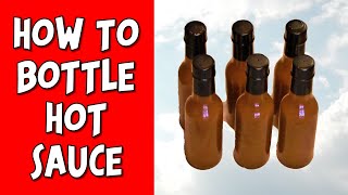 How To Bottle Hot Sauce [upl. by Sifan]