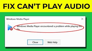 HOW TO FIX Windows Media Player Encountered A Problem While Playing The File  Technical MR [upl. by Llorrad]