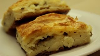 Turkish Water Borek Delicious Cheese Borek Recipe [upl. by Aicen]