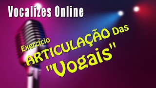 Aquecimento Vocal  Vocalize nº02  A E I O U A U O I E A [upl. by Karlis952]