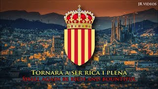 Anthem of Catalonia CAEN lyrics  Himne nacional de Catalunya [upl. by Leunad700]