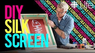 DIY Silk Screen  In The Studio with Steven Sabados  CBC Life [upl. by Attena]