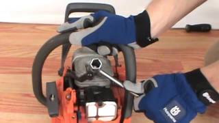 Changing the Spark Plug  Husqvarna Chainsaw [upl. by Kathi]