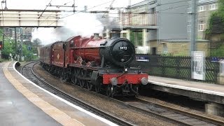 5972 Olton Hall as Hogwarts Castle in Shipley 7th June 2014 [upl. by Collis]