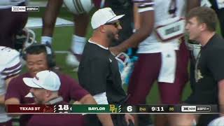 Texas State UPSETS Baylor  2023 College Football [upl. by Hasila]