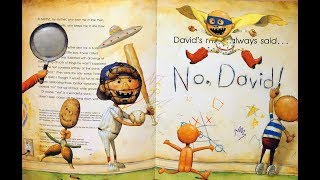 Animated Effects  No David By David Shannon Books for Kids children Read Aloud [upl. by Alison]