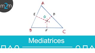 Mediatrices de un triángulo [upl. by Francene]