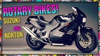 Production Rotary Motorcycles  Suzuki RE5 and the Nortons [upl. by Marou]