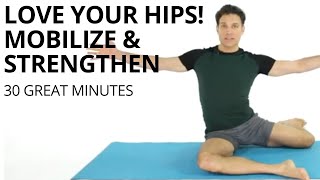 Mobilize and Stabilize Your Hips with the 9090 Core and Gluteal Exercises  Prevent Hip Replacement [upl. by Afirahs]