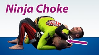 Ninja Choke From Bottom Side Control Latifs Revenge [upl. by Skyla]