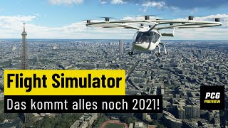 Microsoft Flight Simulator  PREVIEW  DeutschlandUpdate MultiplayerRennen amp Helikopter [upl. by Ylrebmik]