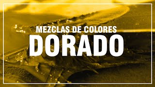 COMO HACER EL COLOR DORADO 🥇 Mezclas de Colores Paso a Paso [upl. by Sussi]