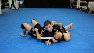 How to Do Triangle Choke from Side Control  MMA Submissions [upl. by Trahurn188]