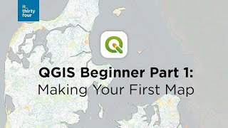 QGIS Beginner Part 1 Making Your First Map [upl. by Freudberg208]