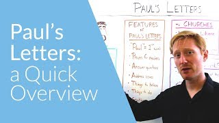 Pauls Letters a Quick Overview  Whiteboard Bible Study [upl. by Arahas]