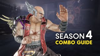 TEKKEN 7  Heihachi Mishima Combo Guide Season 4 [upl. by Sillyrama]