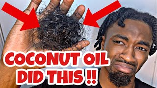 Why I Hate Coconut Oil And How It Almost DESTROYED MY HAIR JOURNEY [upl. by Brandt]