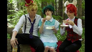 Deku in Wonderland My Hero Academia Cosplay Skit BNHA [upl. by Ttereve]