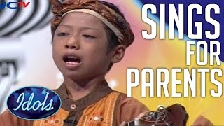 Boy Sings His Heart Out For Parents  Emotional Performance On Indonesian Idol Junior [upl. by Hahnke829]