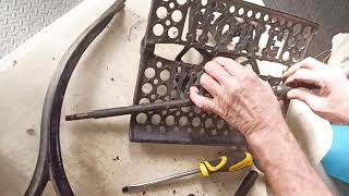 Restoring the Treadle on an Antique Sewing Machine [upl. by Tor84]